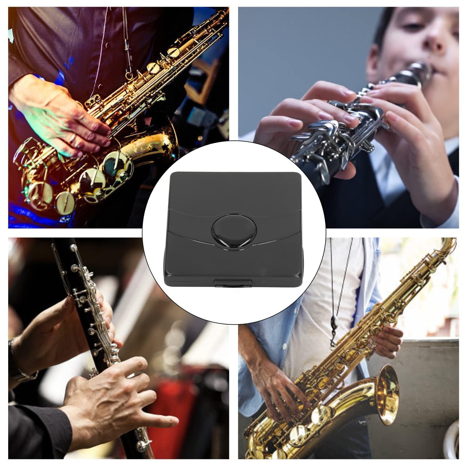 8 Pcs Saxophone Clarinette Reed Mallette De Rangement, Drop Proof Étanche Reed Case Accessoires D'instruments De Musique
