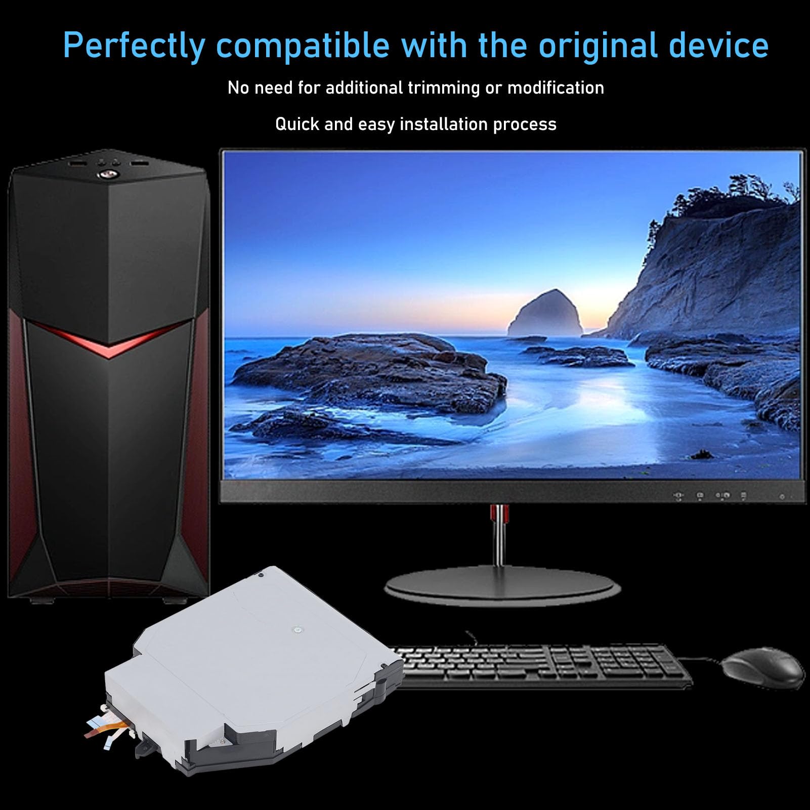 Unità DVD Sostitutiva 450EAA per PS3 Slim 3000 - Gruppo unità Disco Stabile e Durevole con Installazione Semplice