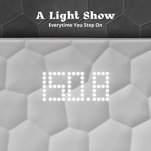 Miniatura 4 de Greater Goods Báscula de baño de silicona, báscula de baño de alta calidad para medir el peso, perfecta para nutrición y fitness, viene con funda de