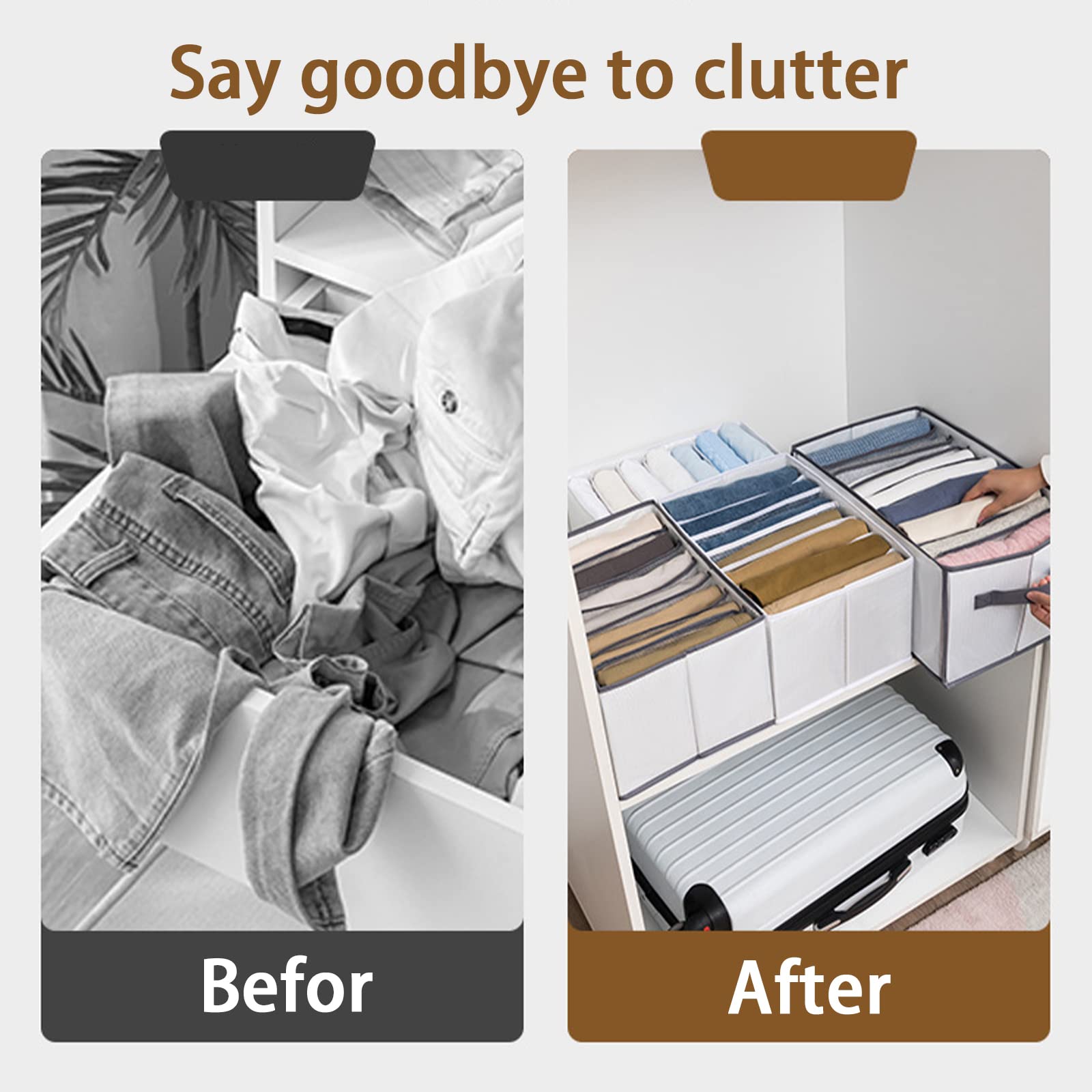 Schrank-Organizer aus Vliesstoff
