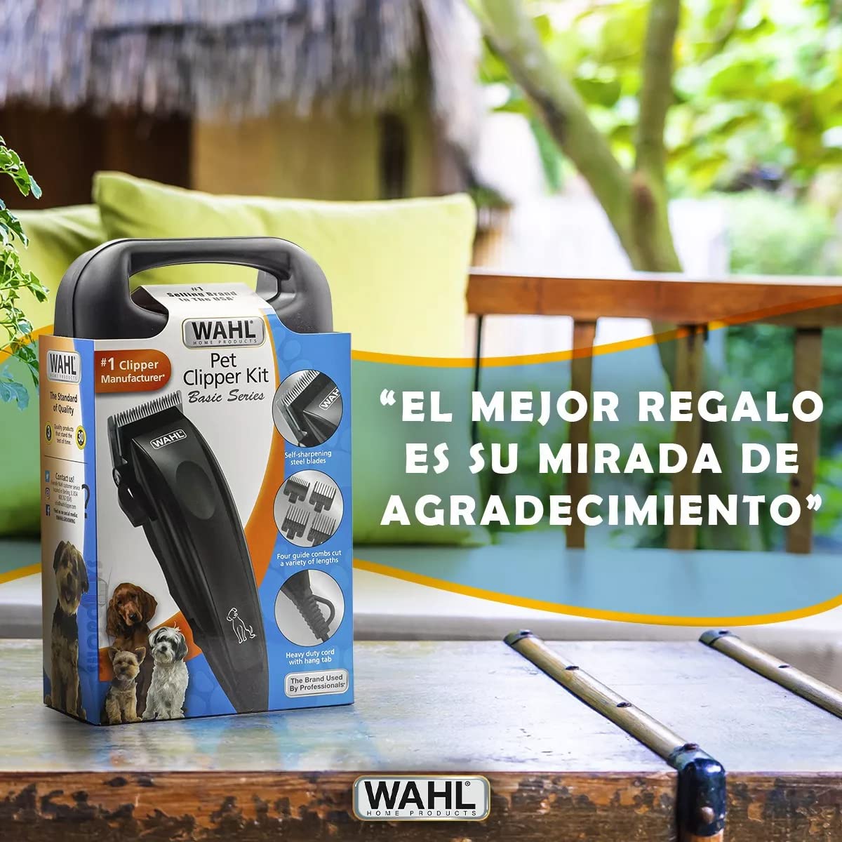 WAHL Pet Clipper Kit per la toelettatura di cani e animali domestici, con lame di alimentazione per pelli superiori, per toelettatura di animali domestici. Il kit più venduto