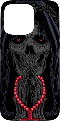 iPhone 15 Pro Max Oraciones del Día de Muertos - Funda La Calavera Catrina Santa Muerte