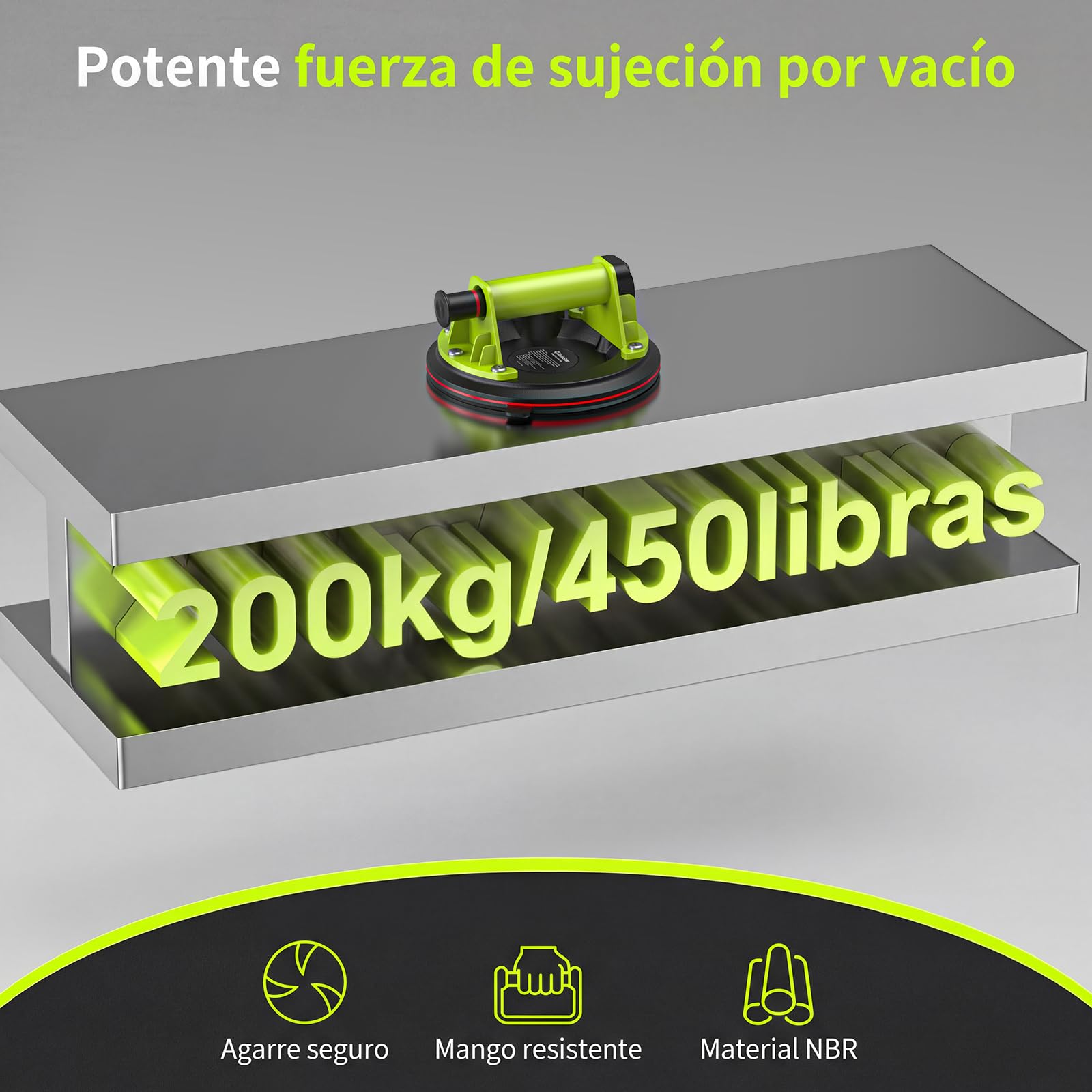 Ventosas para Azulejos 200KG Alta Resistencia TaskStar 2 Piezas