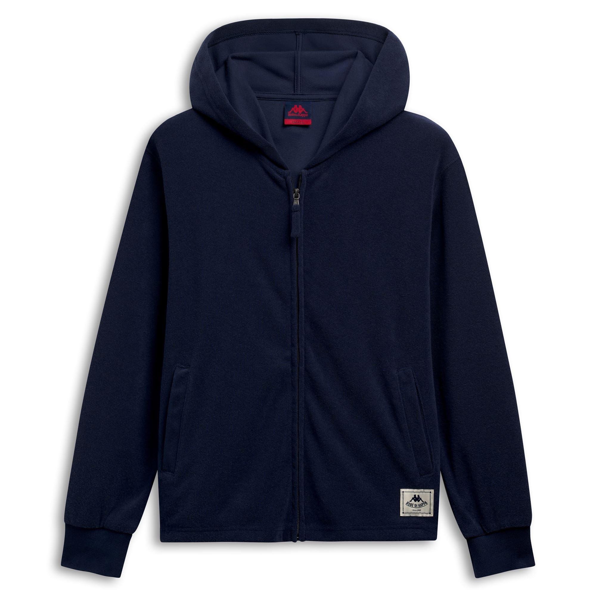 Kappa - Felpa con Zip, Donna, Cotone, Casual, Modello: Connye