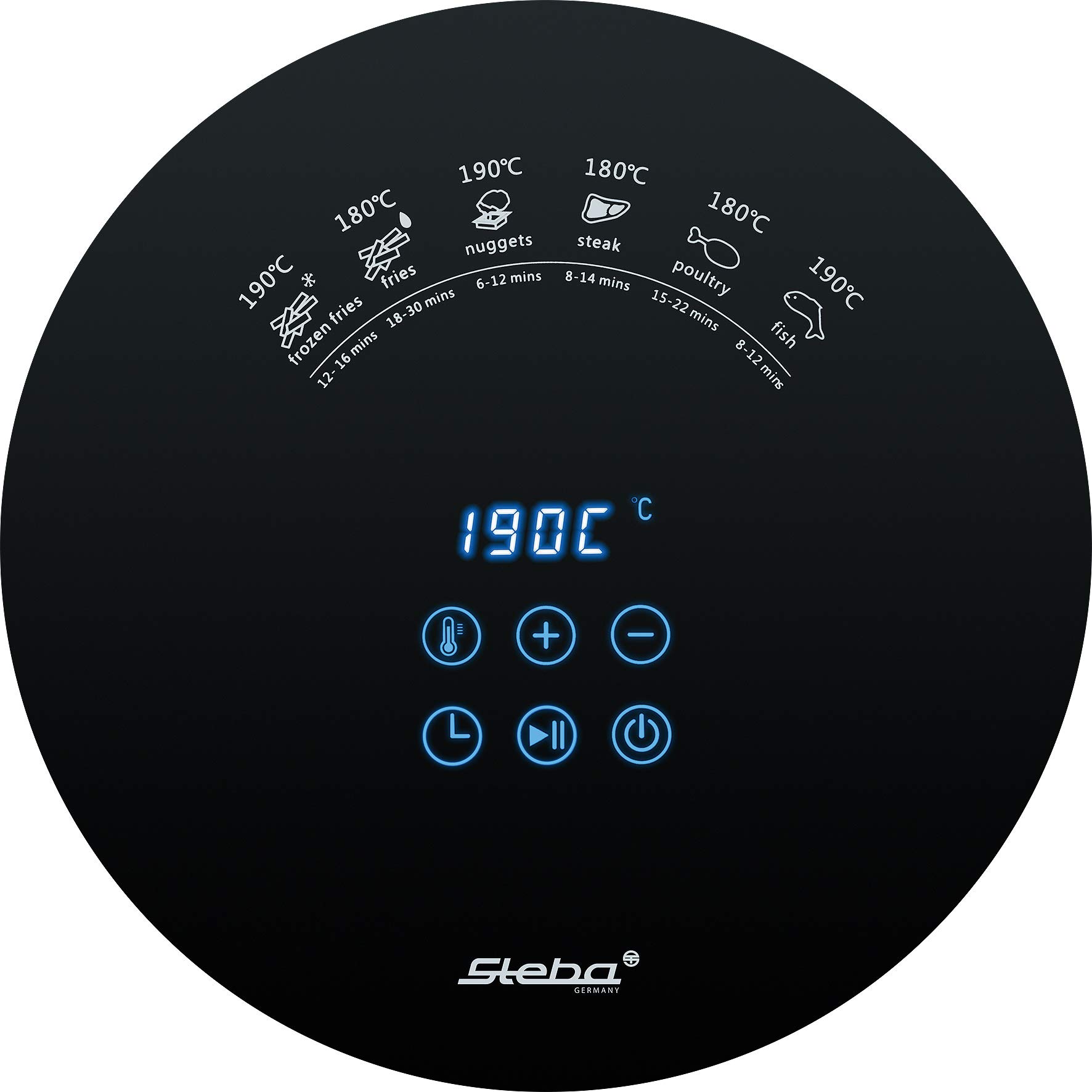 STEBA HF 1000 FREIDORA DE AIRE CALIENTE 3,5 L SENCILLO NEGRO, BLANCO INDEPENDIENTE 1500 W