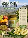 My Pahadi Store (Pahadi Salt sill pisi loon) Green Chilli & Garlic Flavoured Himalayan Pink Rock Salt, Traditional Sill Pisi Noon 100 grams gallery image