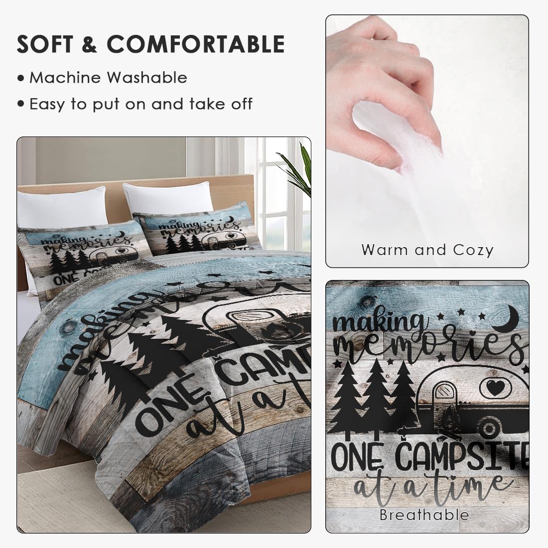 WeCozy King Comforter Set - Soft & Stylish -5