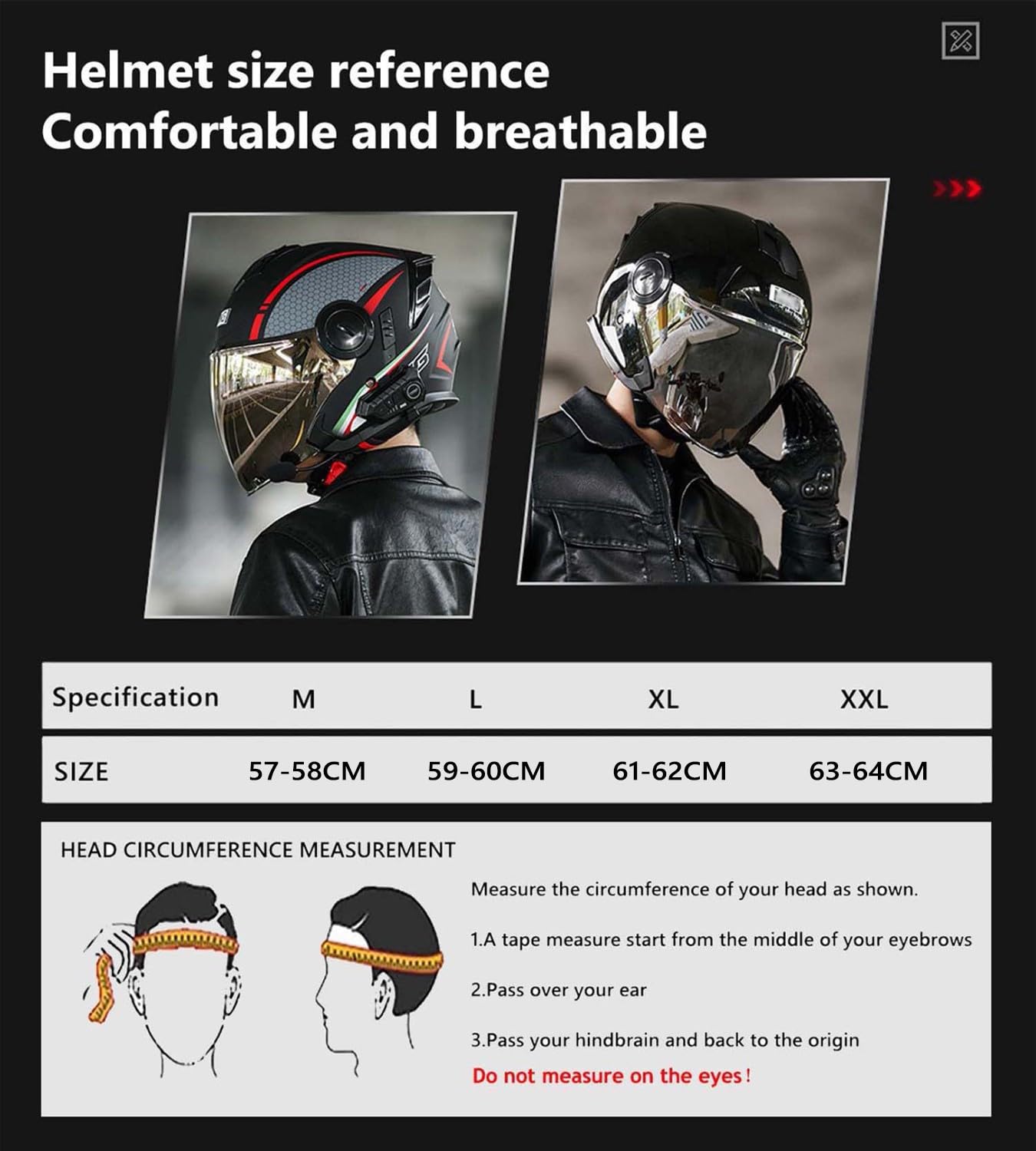 Motorradhelm Bluetooth Jethelm ECEDOT Zertifizierung Integrierter Bluetooth 3/4 Motorrad Helm Jet Scooter Helm Herren Damen Mit Doppelvisier Offenem Halbhelme Moped Rollerhelm