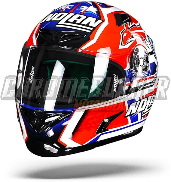 X-Lite-802rr Replica C. Stoner Suzuka Casco Integrale Moto Fibra composita  – arancione, colore blu bianco taglia M : Amazon.it: Auto e Moto