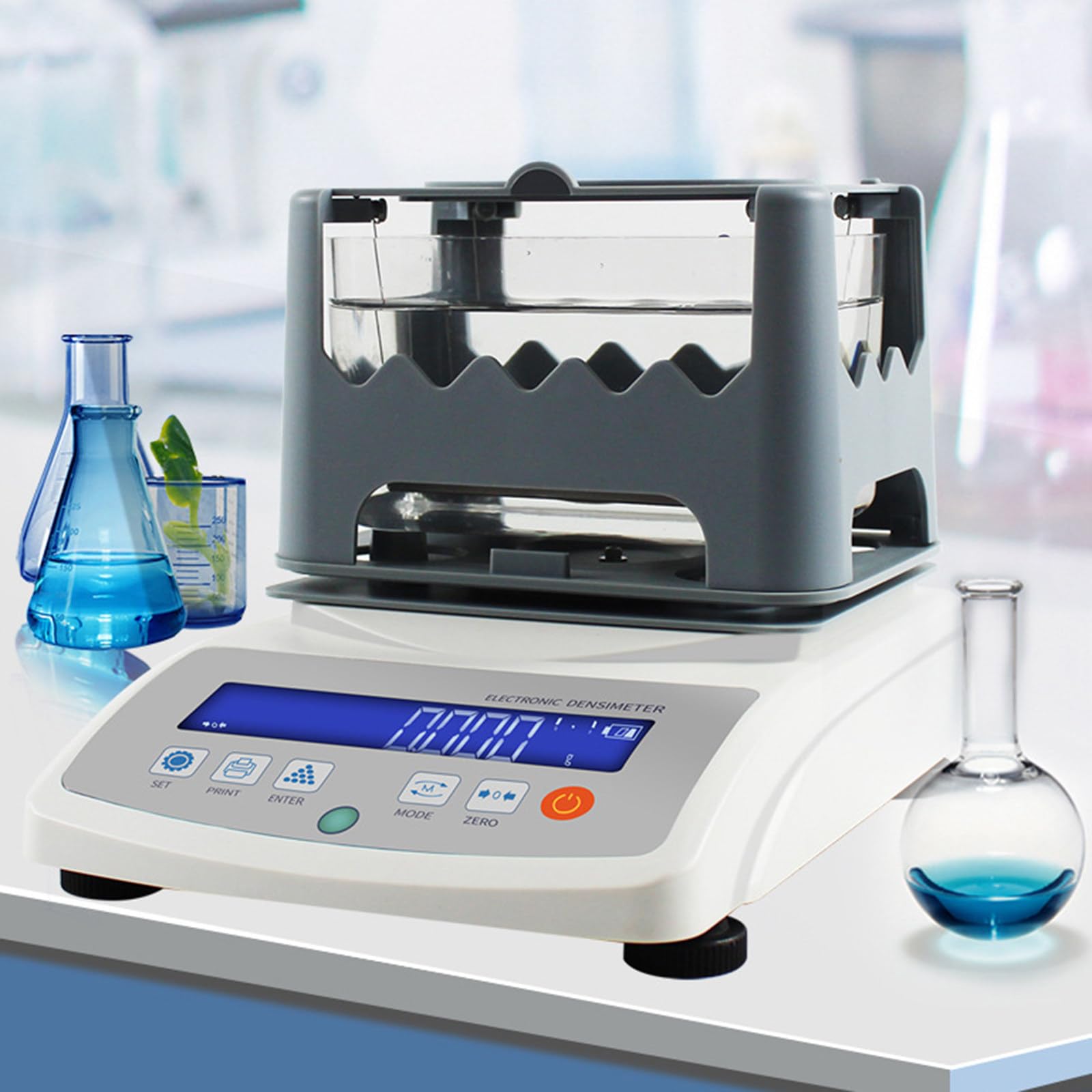 Testeur de pureté de l'or, densimètre électronique numérique pour métaux précieux, haute précision 0,005 g-0,01, test d'authenticité pour l'or et d'autres métaux