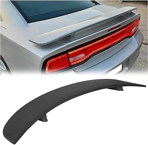 Kojem Alerón trasero negro compatible con Dodge Charger 4DR Sedan Factory Style 2011-2023