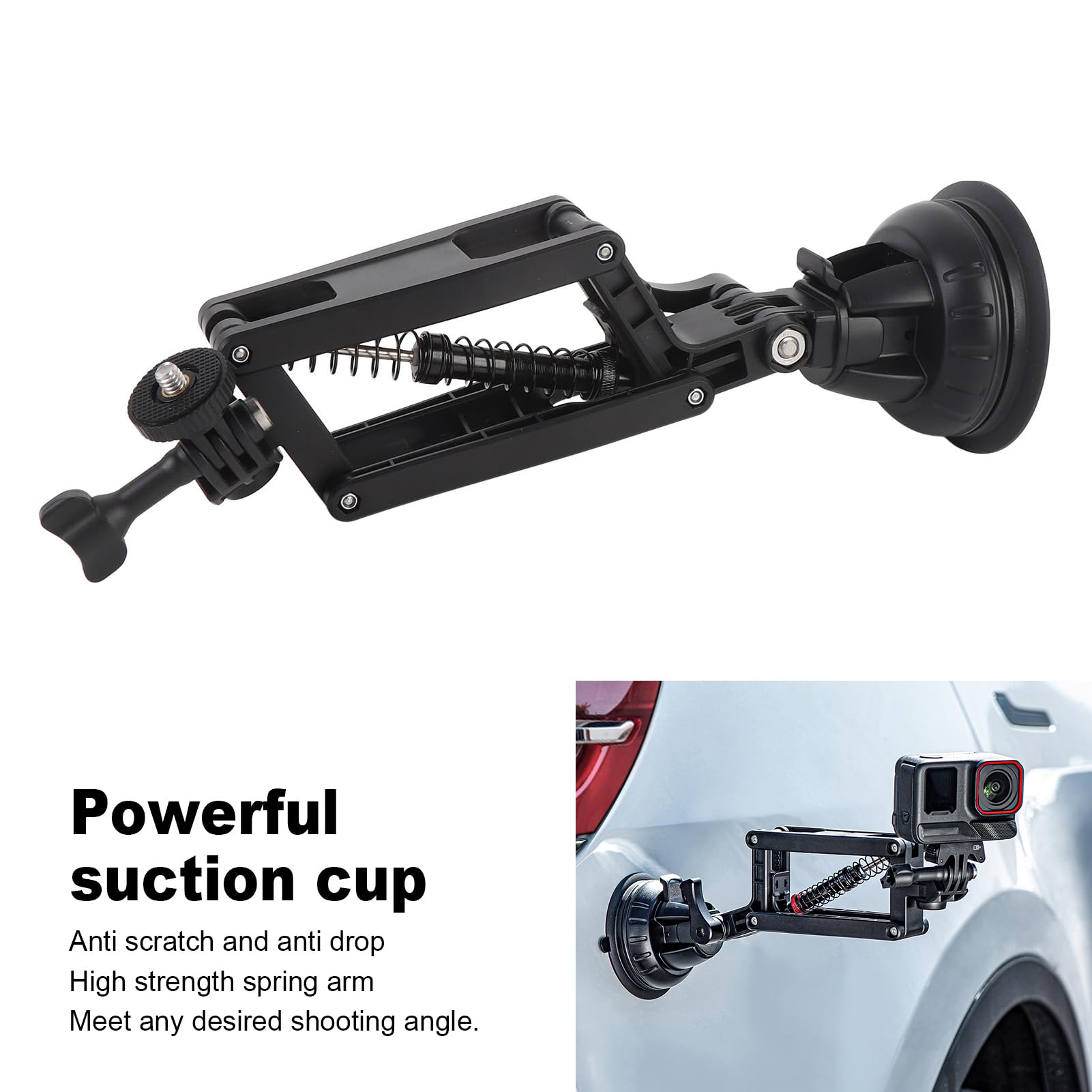 3 Action Cameras Suction Cup Camera Car Mount for X3 X4 for