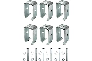 UNISTRUT 20 Foot, 6 Set 1-5/8 Intermediate Support Hange Bracket for Channel Trolley Track