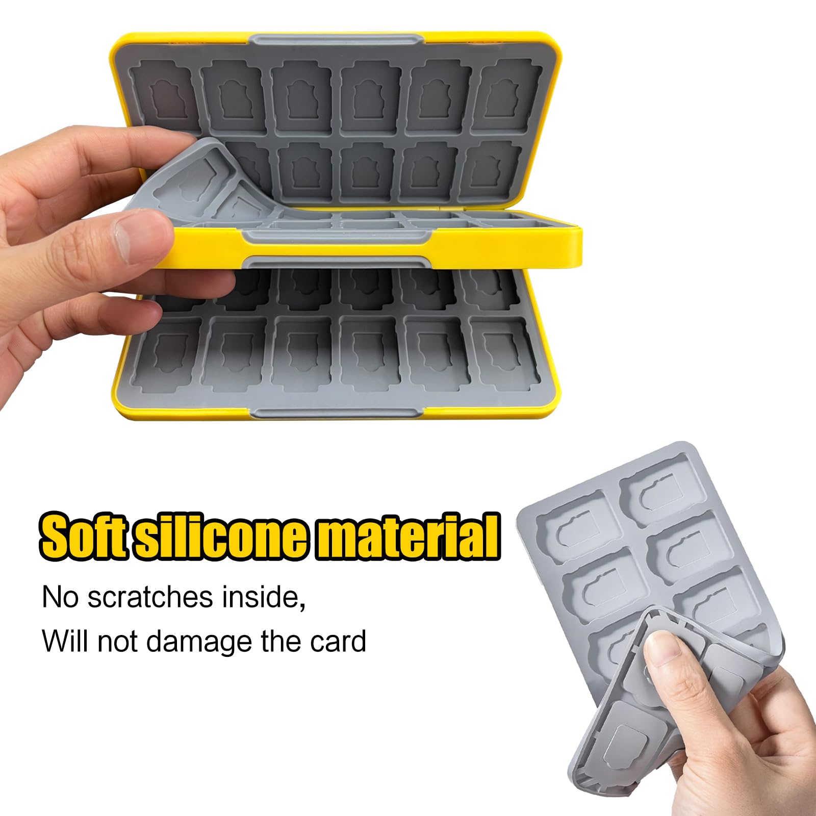 doepeBAE Switch - Custodia per carte da gioco compatibile con Nintendo Switch, porta carte da gioco, nuova custodia protettiva sottile portatile con 48 slot per schede da gioco e 48 slot per schede TF