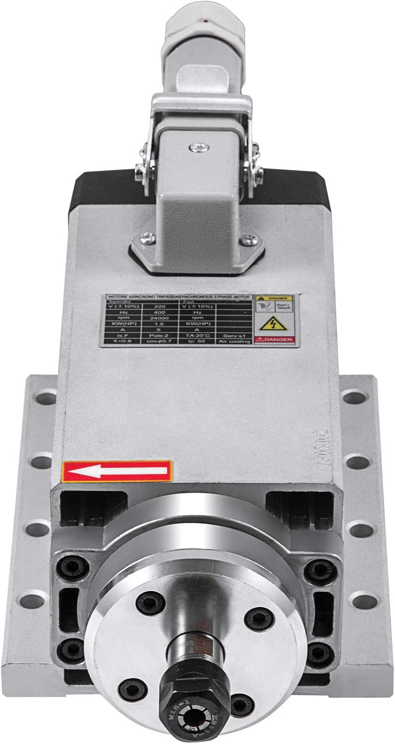 Flаѕh Dеаlѕ - 50% оƒƒ Mophorn Spindle Motor 1.5KW Square Air Cooled Spindle Motor ER11 Collect 24000RPM 220V CNC Spindle Motor for CNC Router Engraving Milling Machine (1.5KW Air Cooled) Uр Tо 40% оƒƒ Mophorn Spindle Motor 1.5KW Square Air Cooled Spindle Motor ER11 Collect 24000RPM 220V CNC Spindle Motor for CNC Router Engraving Milling Machine (1.5KW Air Cooled)