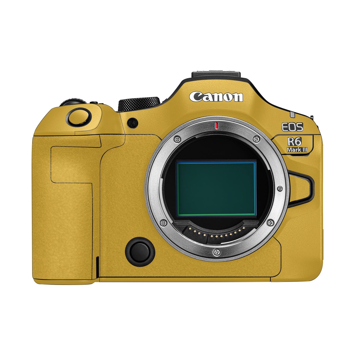 Camera Skin Compatible with Canon EOS R6 Mark III (2025) - Solid Marigold - Premium 3M Vinyl Protective Wrap Decal Cover - Easy to Apply | Crafted in the USA by MightySkins