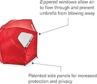 Vista 5 de Sport-Brella Premiere XL UPF 50+ - Paraguas para protección contra el sol y la lluvia