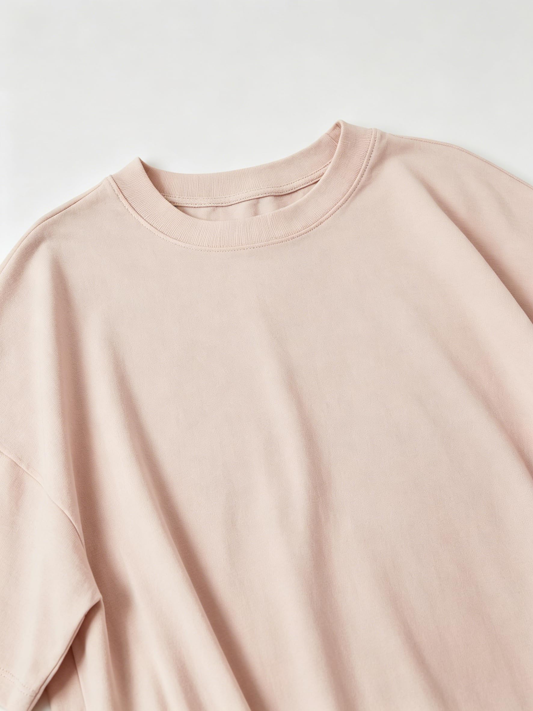 Conjunto de 2 piezas de camiseta casual de manga corta y pantalones de pierna ancha para mujer, cómodo atuendo diario — view 5