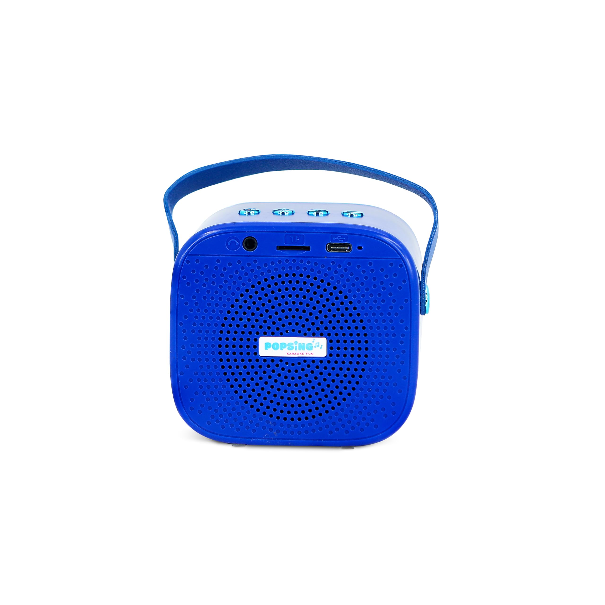 Sonic The Hedgehog Mini Haut-Parleur de Karaoké LED sans Fil avec Microphone Bluetooth, Lumières à Changement de Couleur Bleue