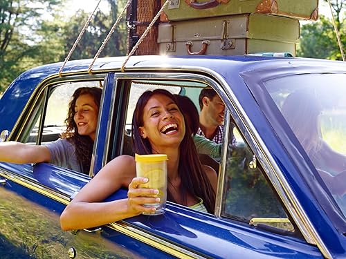 Miniatura 2 de Tervis - Vaso aislado de doble pared transparente y colorido fabricado en Estados Unidos mantiene las bebidas frías y calientes, 16 onzas, tapa