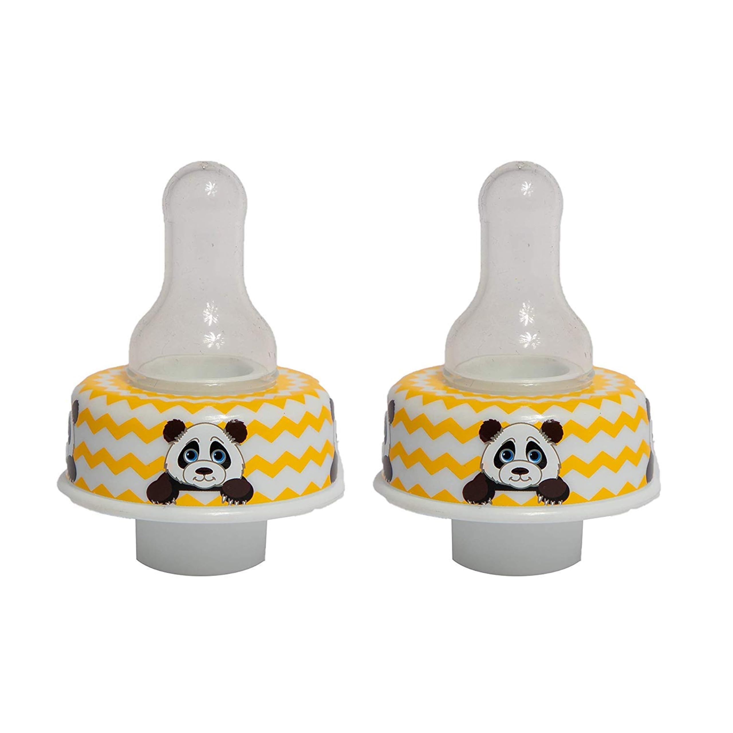 Refresh-a-Baby Reusable Bottle Top Nipple Adapter – Instantly Convert Any Bottle into a Sippy with Soft Silicone Nipples – Ideal for On-the-Go Feeding