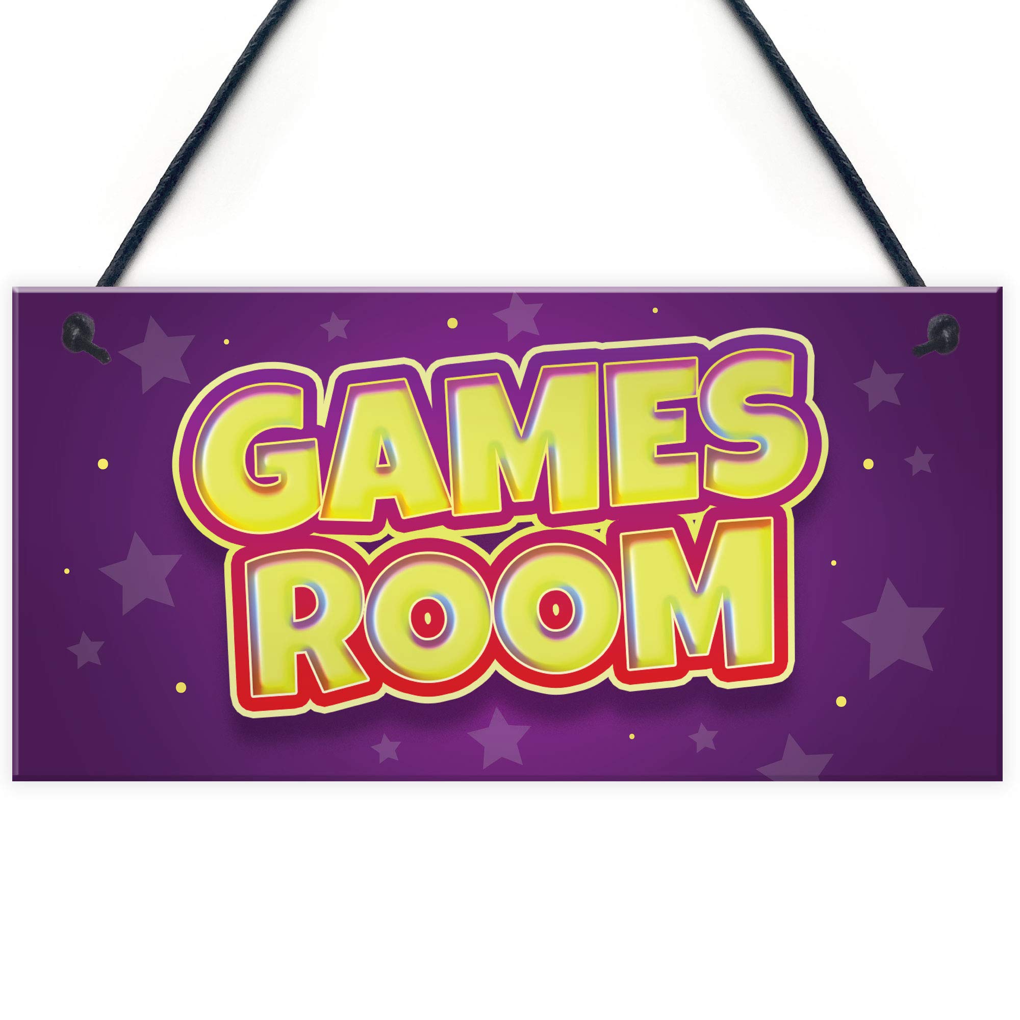 Red Ocean Novelty Gaming Sign Gamer Gift Games Room Arcade Gift For Boy Son Brother