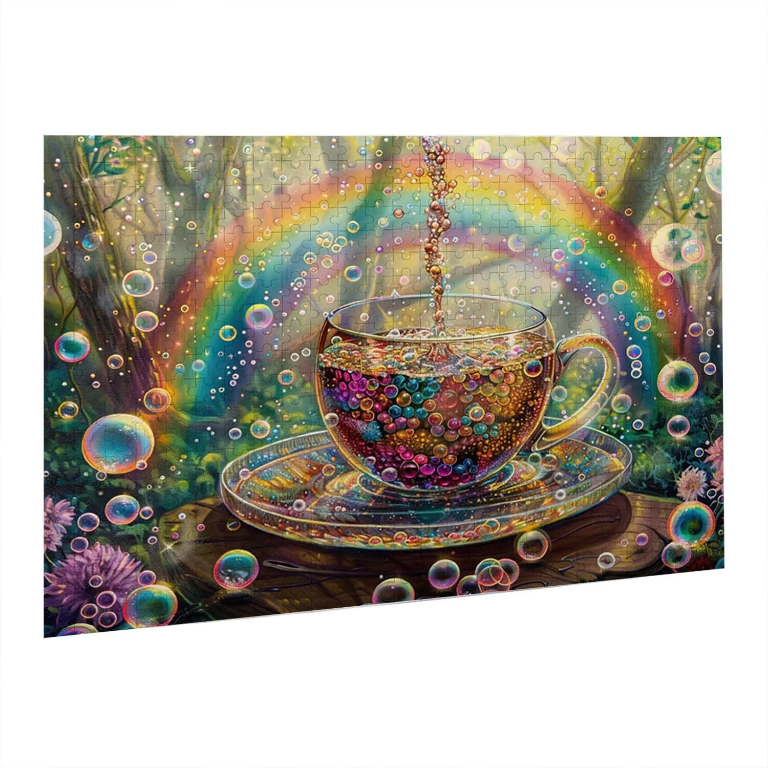 Jigsaw Puzzle, 4000 Pezzi Puzzle Classici, Arcobaleno Puzzle Rilassamento Intelligence, Mpossibile Difficile Puzzle Impegnativo per Adulti Puzzle Gioco Familiare, Regalo per Amore Amico Tazze fr0-1184