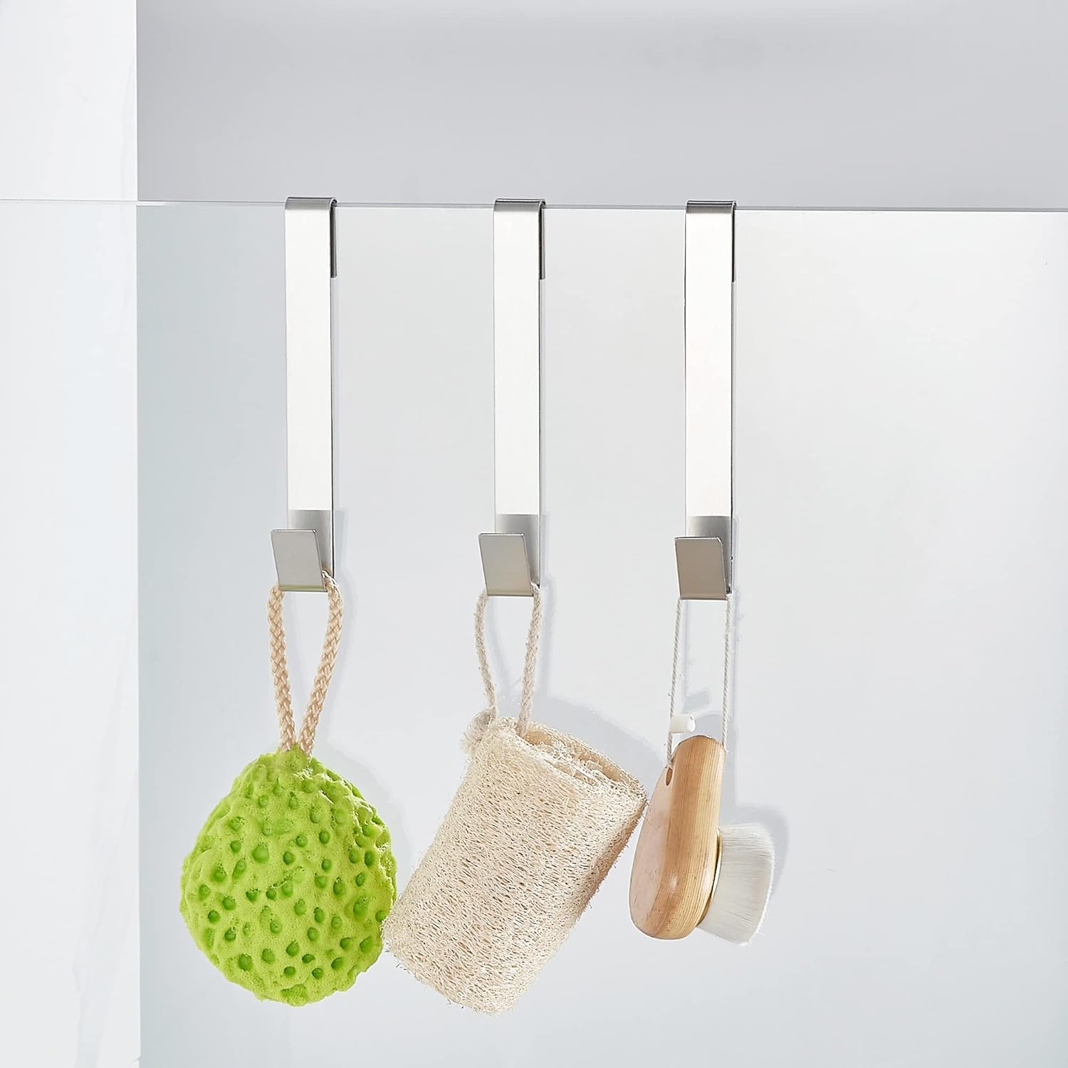 MOKIUER Extended Shower Door Hooks 6.5 Inch ,Over Shower Door Hook for ...