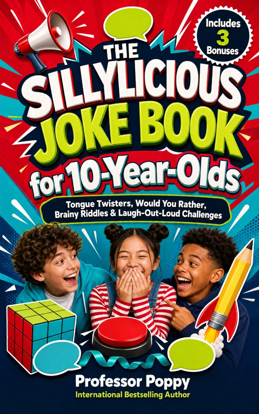 The Sillylicious Joke Book for 10-Year-Olds: Tongue Twisters, Would You Rather, Brainy Riddles & Laugh-Out-Loud Challenges (Young Explorer Series)