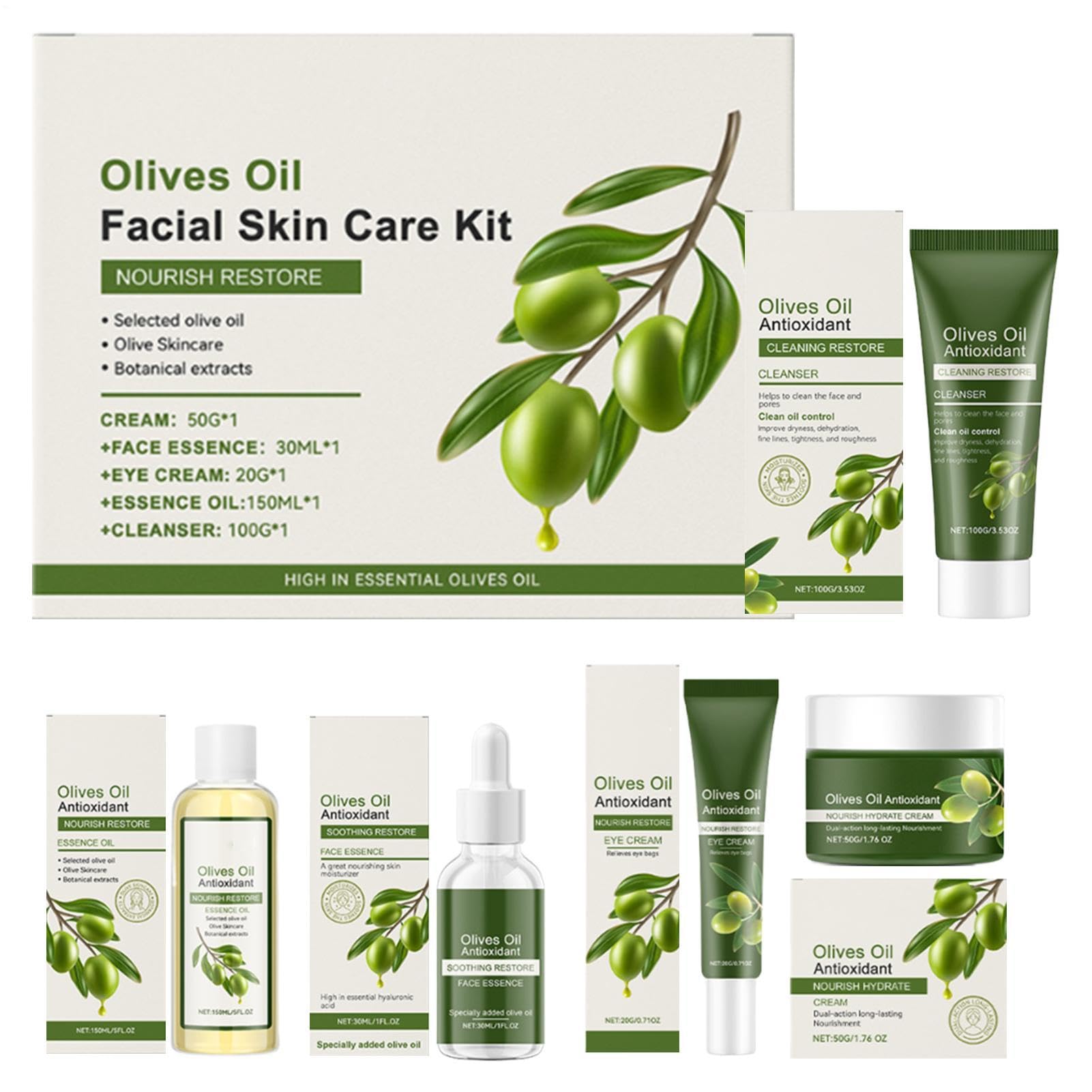 Kit de Cuidado Facial Crema Hidratante Reafirmante y Calmante