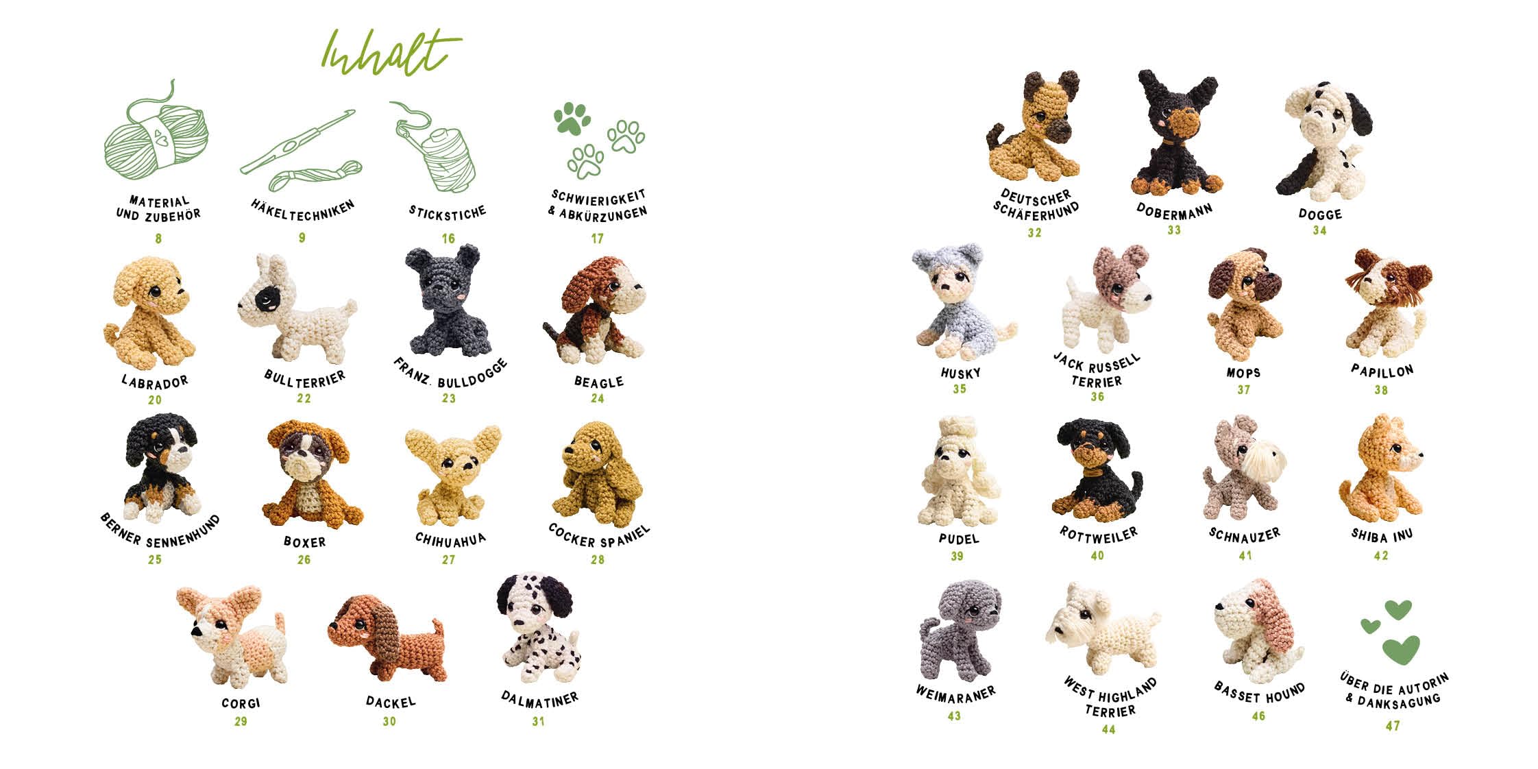 Mini-Amigurumis - Süße Hunde: 25 niedliche Freunde häkeln
