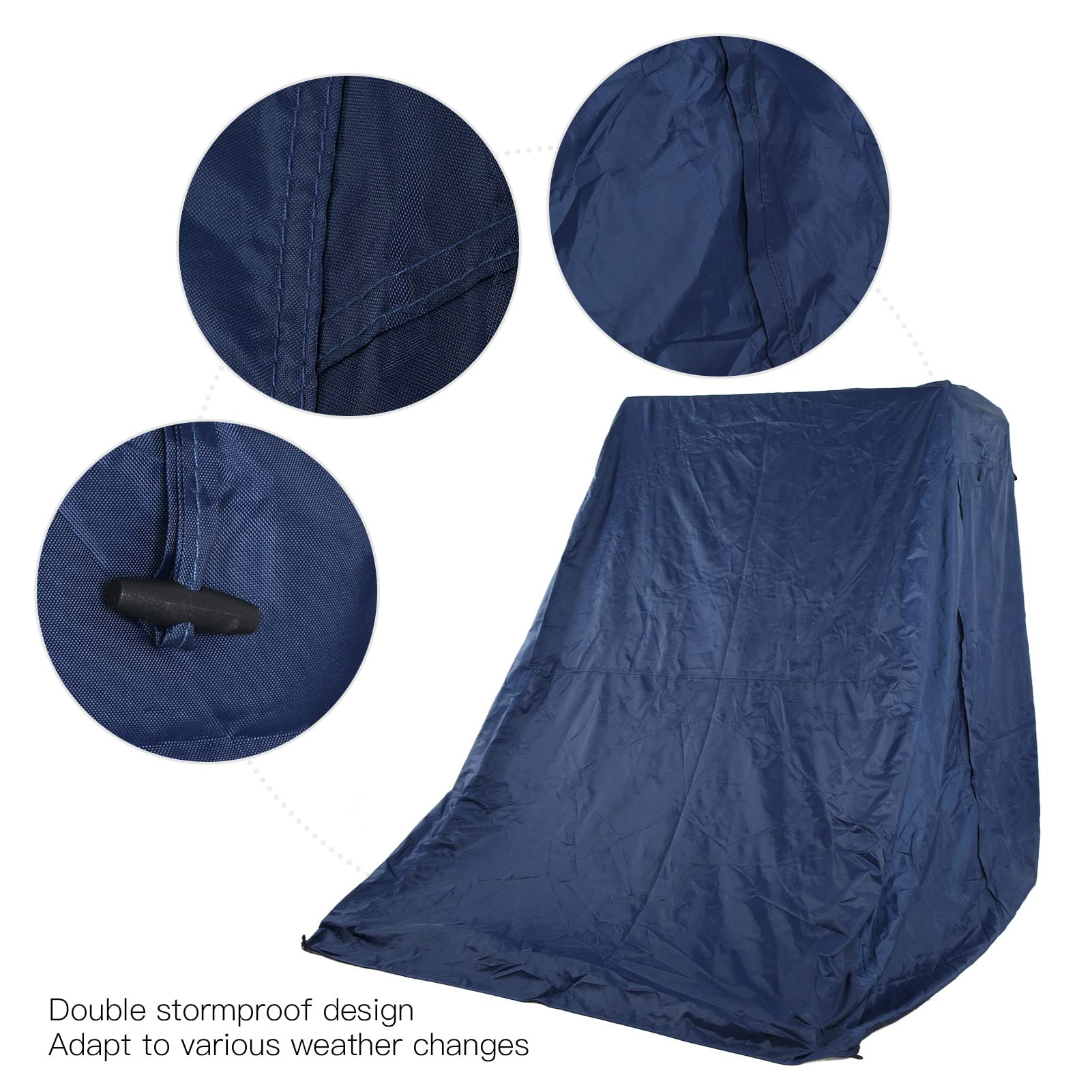 Qqmora Tenda SUV a Doppio Strato per Tenda da Campeggio per Auto Resistente Alla Pioggia con Custodia 245x200x220 Cm