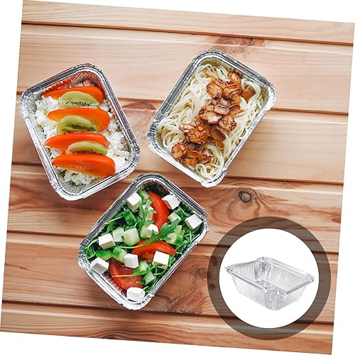 Miniatura 4 de Yardwe 30 cajas de papel de aluminio para tartas desechables para tartas, sartenes de aluminio, mesa de vapor, sartenes profundas, sartenes de