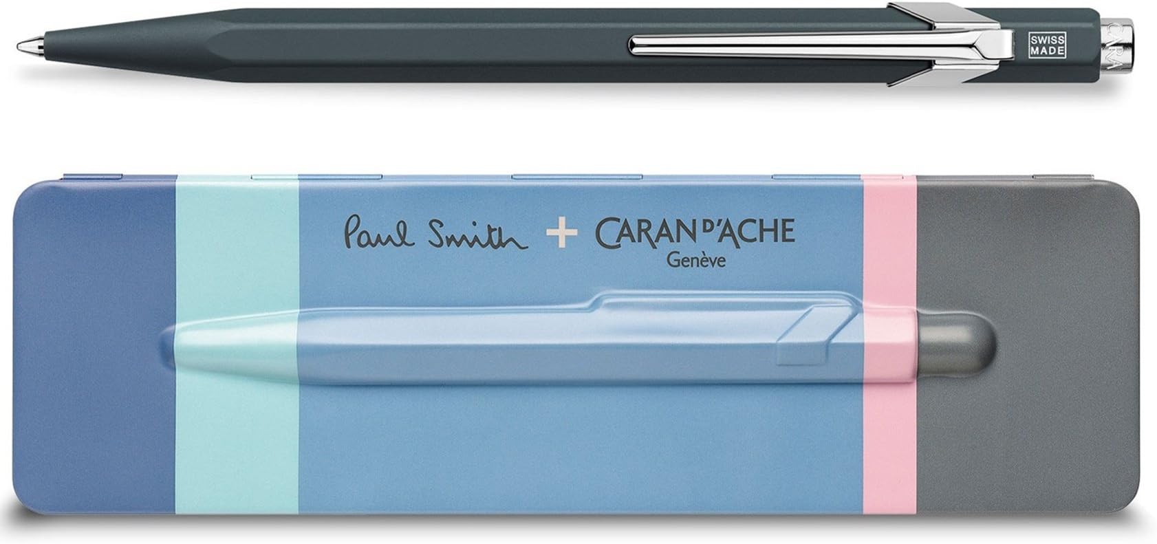 Boligrafo Caran d-ache 849 Edicion Limitada Paul Smith Olive Olive with Case