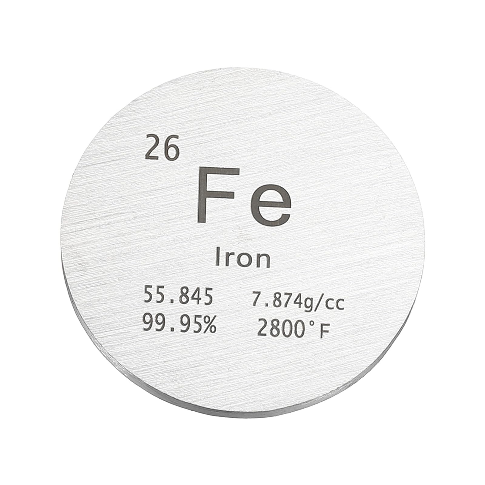 Disque en fer de 1,2 pouce PATIKIL pour collection et experience de chimie