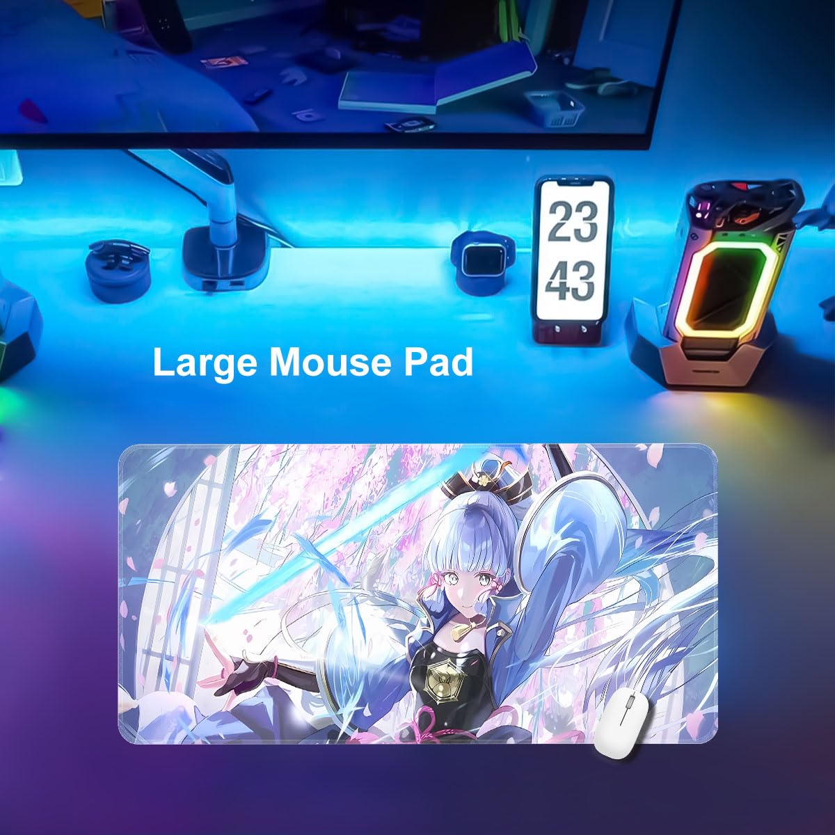 Amazon.co.jp: Boices原神マウスパッド ゲーミングマウスパッド ラバー