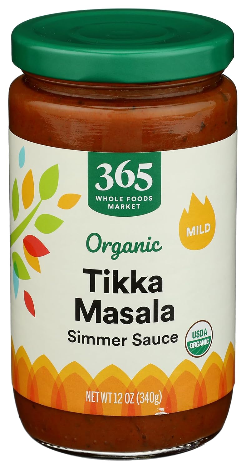 365 by Whole Foods Market, Organic Tikka Masala Sauce, 12 Ounce