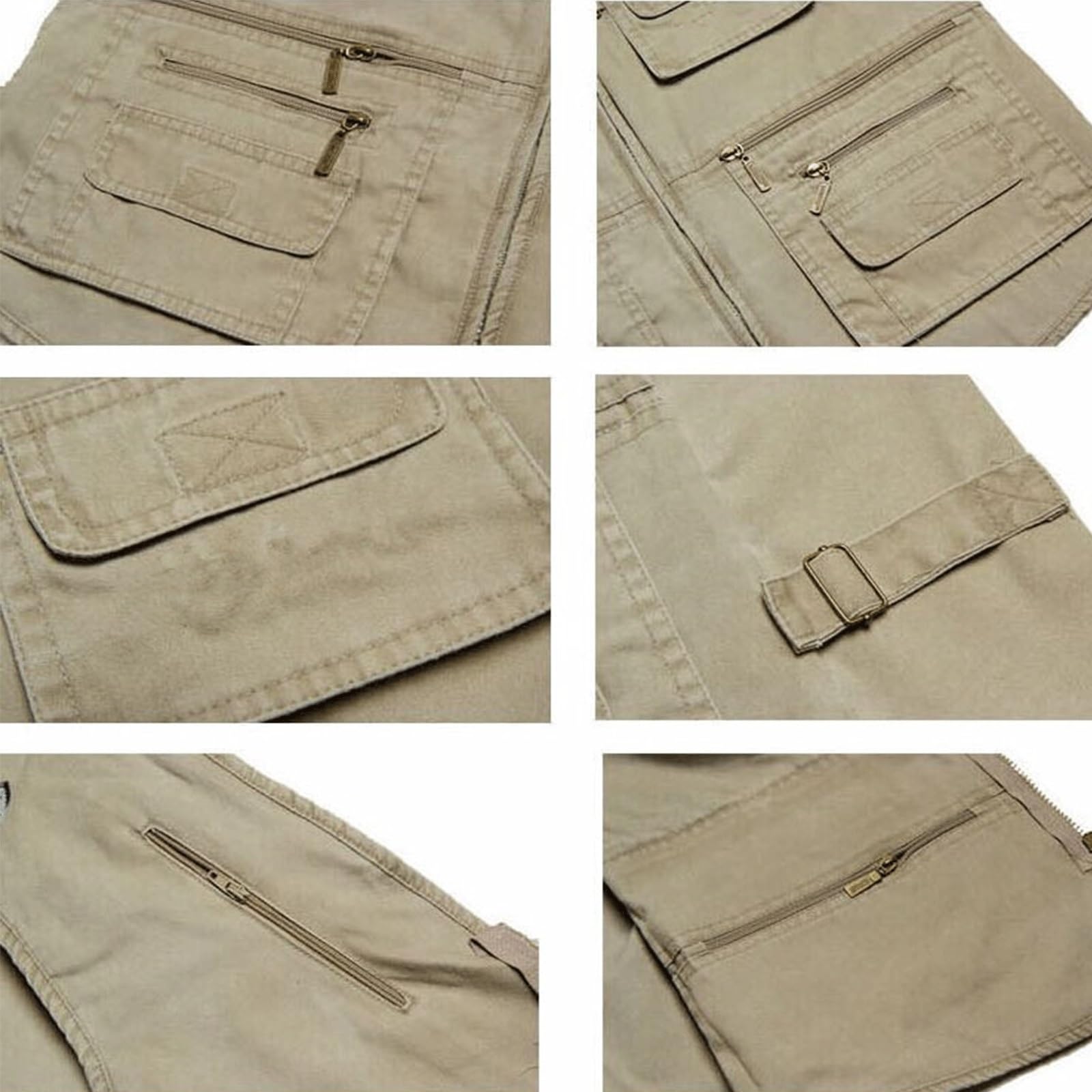 Chaleco Vaquero De Talla Grande Para Hombre, Chaleco Informal De Varios Bolsillos Para Pesca Al Aire Libre, Chaleco Vaquero Para Fotografía, Chaleco Sin Mangas