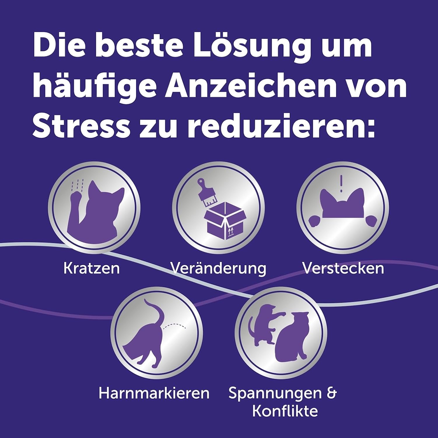 FELIWAY Optimum 3x30 Tage Vorteilspack für Pheromon Verdampfer, 3x48ml - Hilft Anzeichen von Stress bei Katzen und Kitten zu reduzieren, von Tierärzten empfohlen, klinisch getestet, für mehr Harmonie