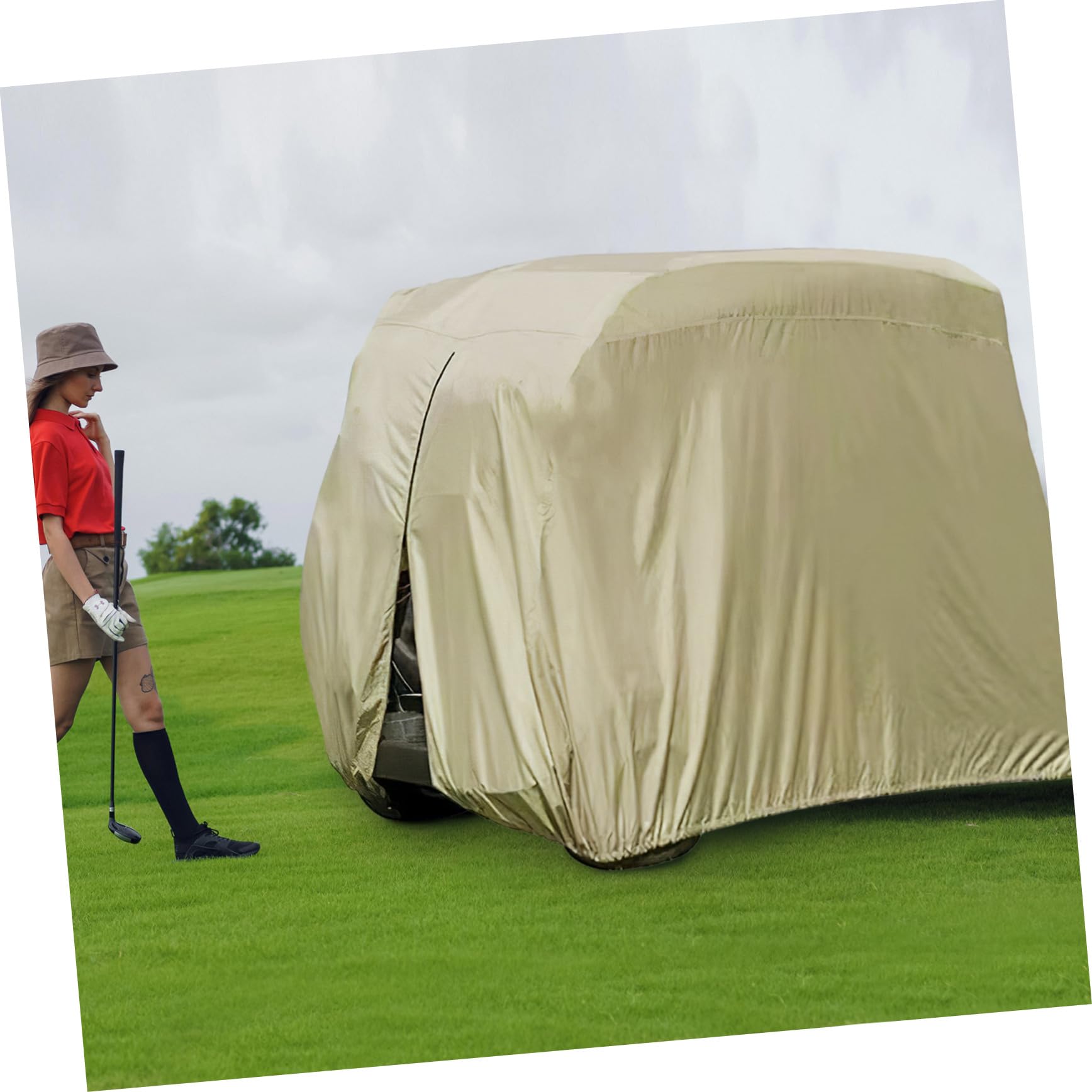 VALICLUD Funda para Carrito de Golf de Nailon Recubrimiento PVC