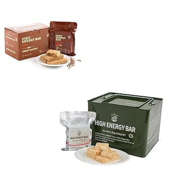 Emergency Food Ration Bars,2 sets Survival Tabs Supply for Outdoor Camping Snowstorm Earthquake Disaster Preparedness Kit