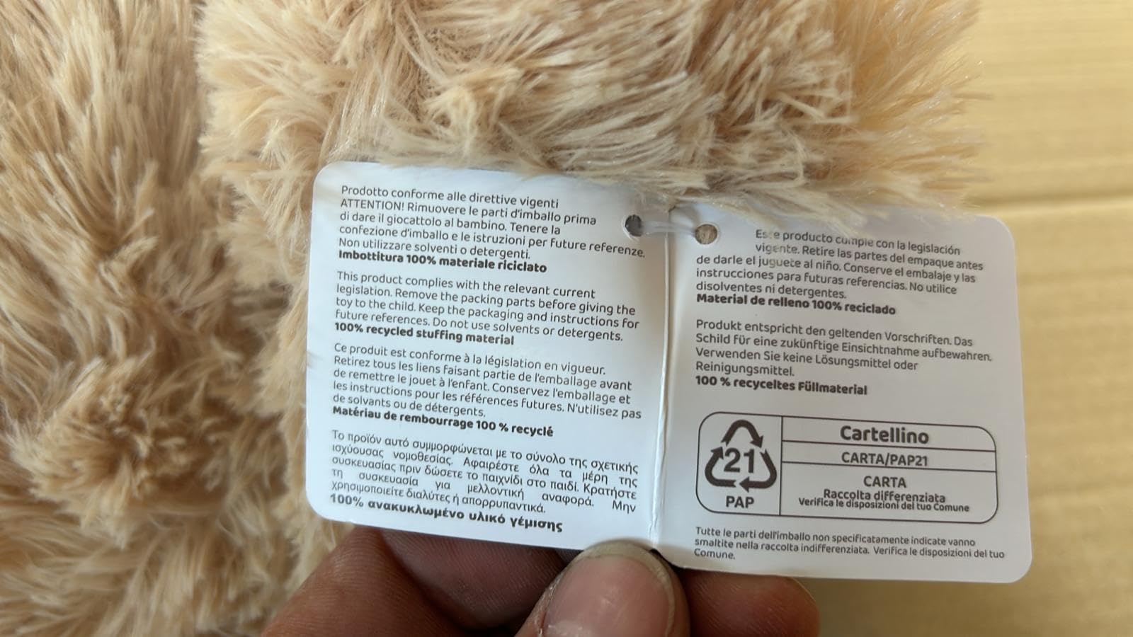 Maxi Peluche Orso Beige 150cm - Gigante e Morbido