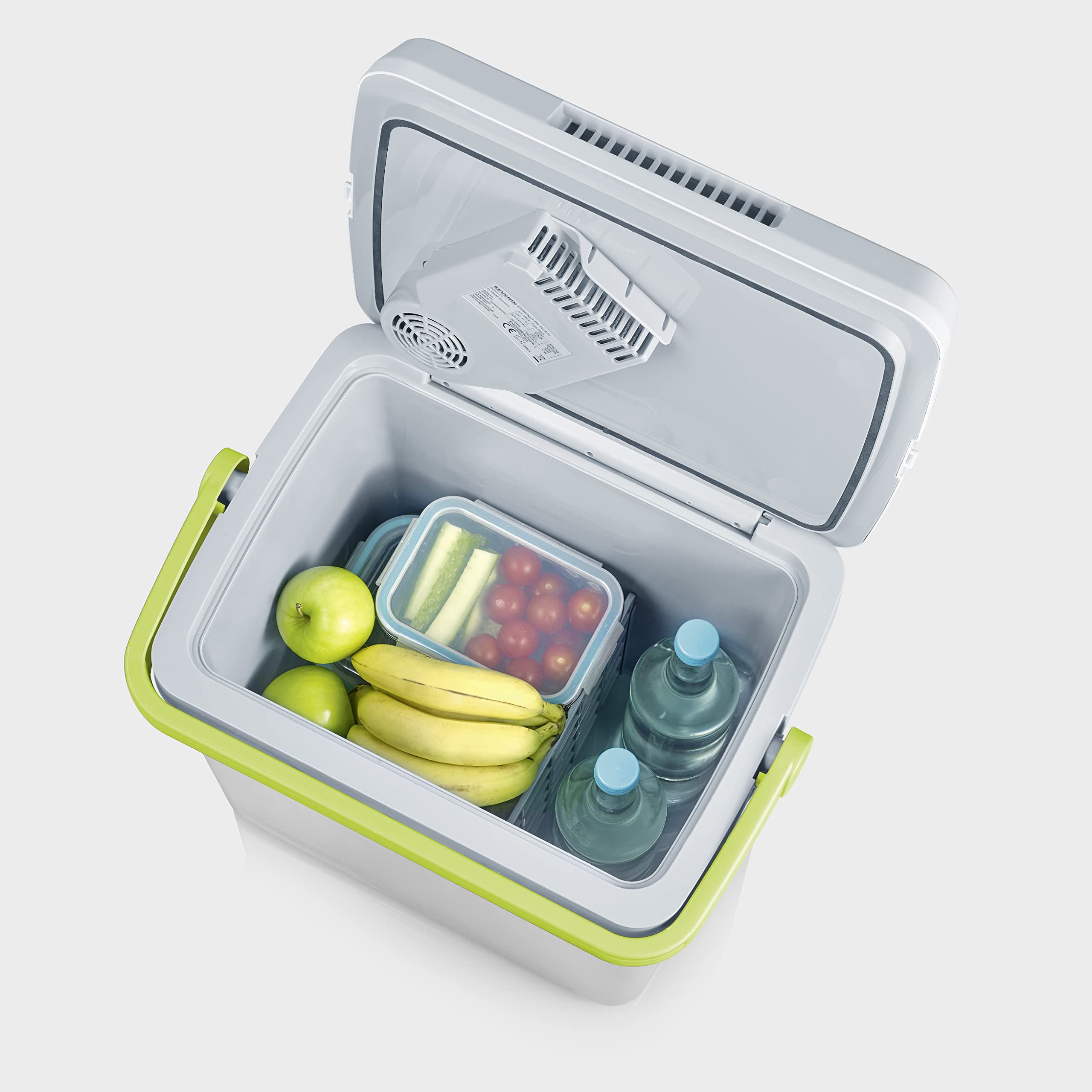 SEVERIN Elektrische Kühlbox 25 L Kühl- und Warmhaltefunktion TKB 2925 grau/grün