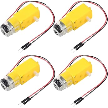 TT Motor DC3V-6V Gear Motor Double Shaft 200RPM DC 3-6V Gear Moto Pack of