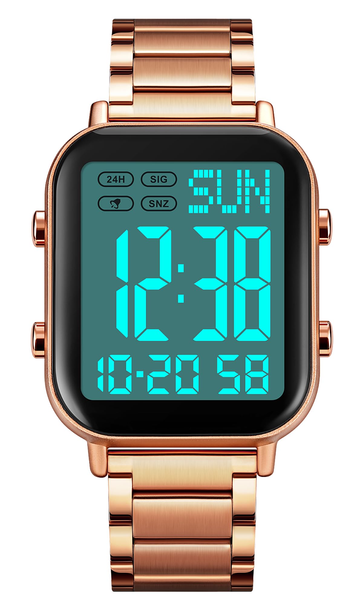 FANMIS Orologio sportivo unisex con display digitale analogico militare, multifunzione, doppia ora, sveglia, cronometro, retroilluminazione, impermeabile fino a 50 m, orologio sportivo all'aperto