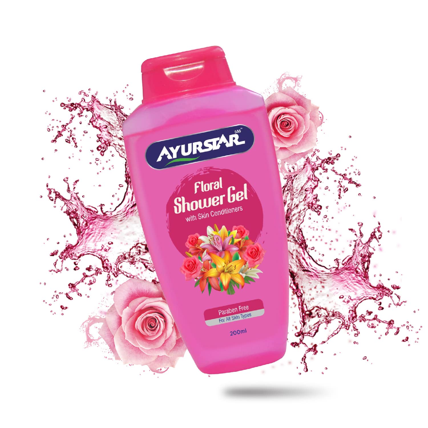 Buy AYURSTAR 555 Floral Shower Gel 200 ML Online at Low Prices in India Amazon.in