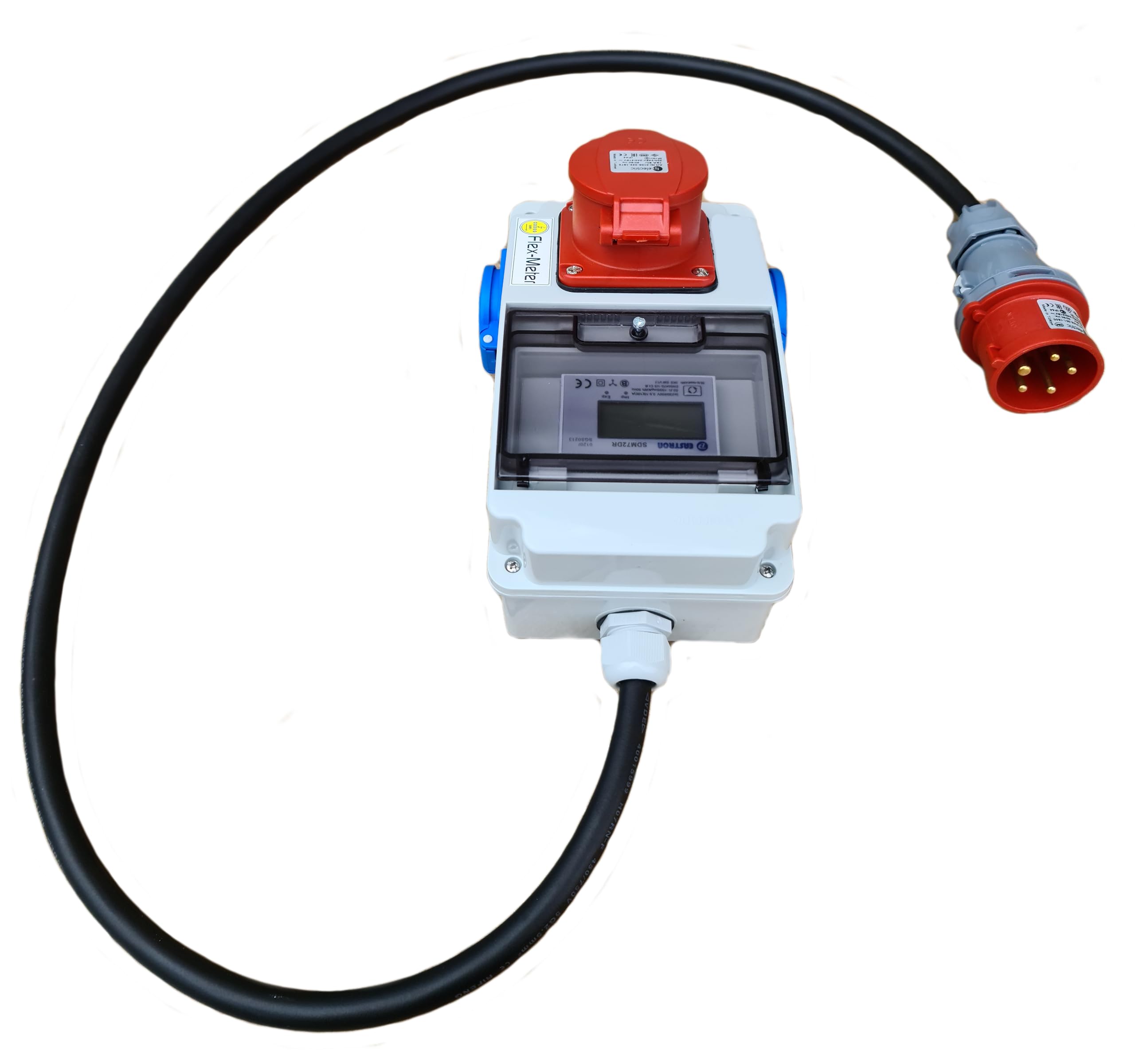 Mobiler Stromzähler CEE 400V/16A geeicht MID