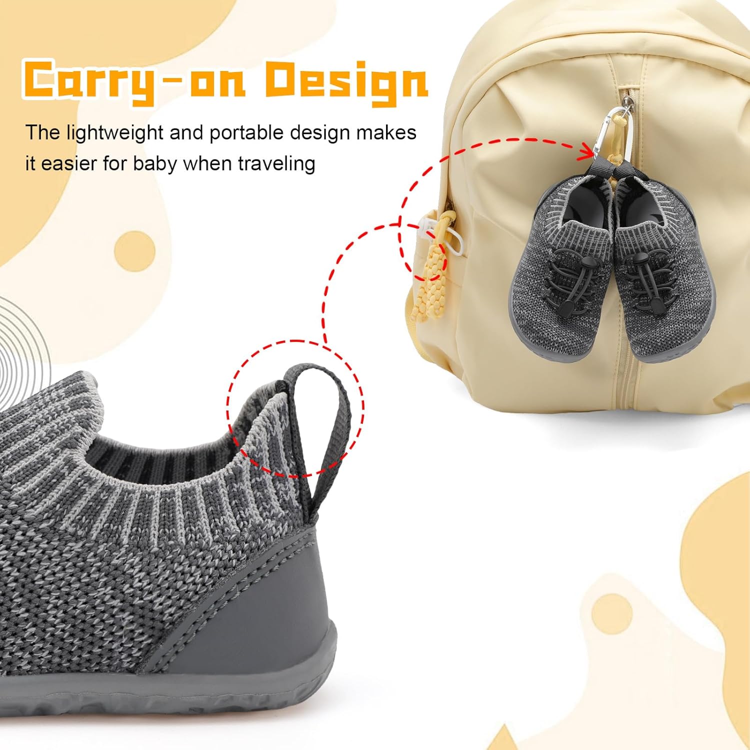 FEETCITY Baby Shoes Boys Girls First Walking Shoes Lightweight Infant Sneakers Slip On Shoe - Image 6