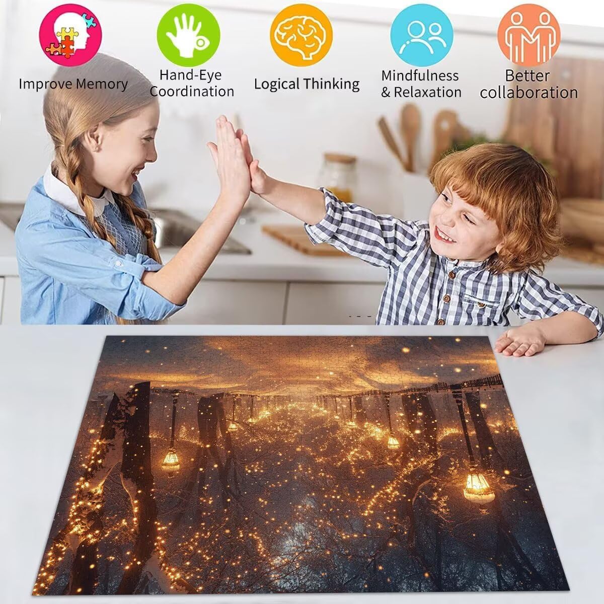 Puzzle Erwachsene 2000 Teile Baum Landschaft Educa Jigsaw für Kinder ab 8 Jahren Mädchen Jungen, Erwachsene Impossible Klassische Puzzles Schwer, Anspruchsvoll Spielspaß, Als Geschenke 70x99cm t-884