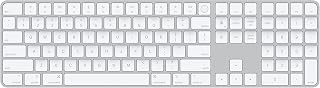 Apple Magic Keyboard with Touch ID and Numeric Keypad (for Mac Computers with Apple Silicon) - US English - Silver (Renewed)